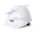 Mũ bảo hộ COV Hàn Quốc A001 thoáng khí, siêu bền M128, Màu trắng
