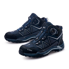 Giày bảo hộ Ziben 171S đế thép mũi thép an toàn, khóa vặn tiện lợi, Size 41