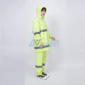 Bộ quần áo mưa phản quang thiết kế có mũ cao cấp A12, Size L