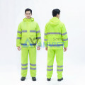 Bộ quần áo mưa phản quang cảnh sát giao thông loại 2 A10, Size L