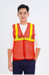 Áo gile phản quang lưới siêu bền cho công nhân AV30, Màu cam