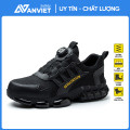 Giày bảo hộ lao động Zboot Z126 núm vặn tiện lợi, mũi thép cao cấp, thoáng khí, chống trượt, Size 41