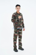 Quần áo lao động Evinz AV41 vải kaki họa tiết rằn ri dày dặn, Size M