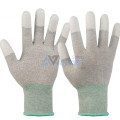 Găng tay sợi Carbon phủ ngón PU chống tĩnh điện T122, Size M