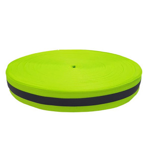 Cuộn phản quang vải màu xanh chuối khổ 2.5cm x 100m PQ03