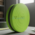 Cuộn phản quang vải màu xanh chuối bản 5cm x 100m PQ04