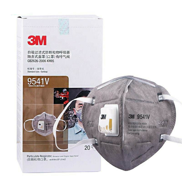 Khẩu trang 3M 9541V có van lọc, quai đeo qua tai H103