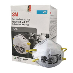 Khẩu trang 3M 8210 N95, chống bụi hiệu quả H107, 1 chiếc