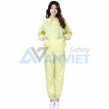Quần áo phòng sạch bộ rời chống tĩnh điện S101, Màu xanh - Size M