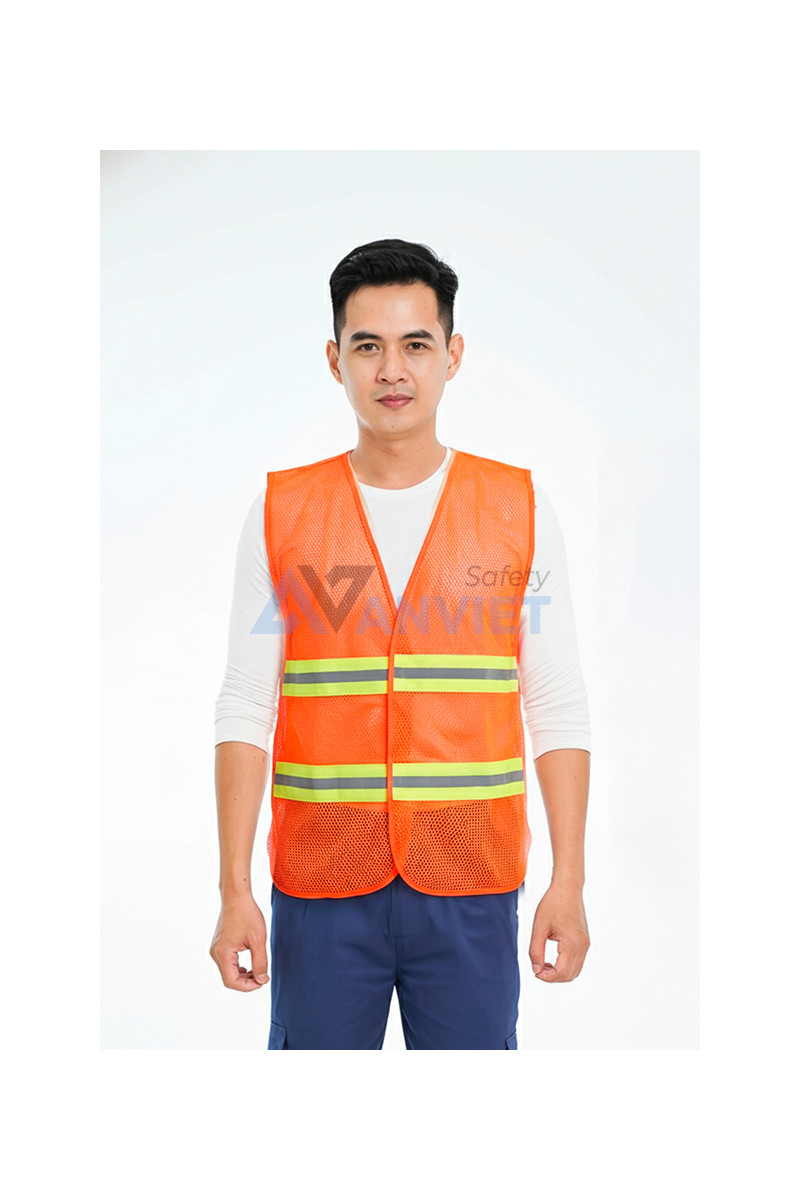 Màu cam phản quang sọc