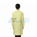 Áo choàng phòng sạch chống bụi, chống tĩnh điện S120, Size M - Màu vàng cúc cài