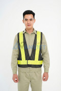 Áo lưới phản quang chữ A cho công nhân, kỹ sư AV66, Màu cam