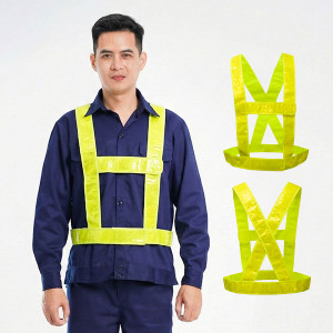 Áo bảo hộ phản quang dạng dây giá rẻ, dễ dùng AV80