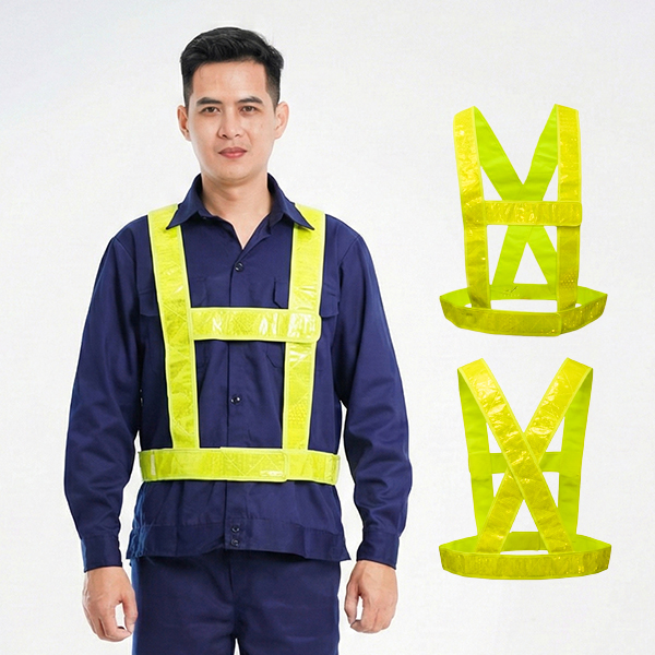 Áo bảo hộ phản quang dạng dây giá rẻ, dễ dùng AV80