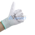 Găng tay phòng sạch Polyester PU phủ lòng, chống trượt cao cấp S135