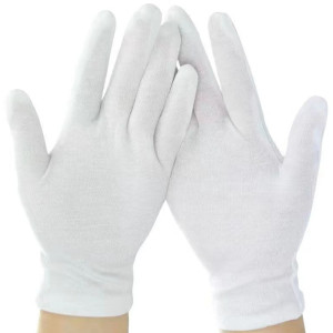 Găng tay vải cotton ESD thấm hút mồ hôi, an toàn điện tử S137