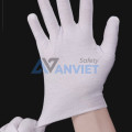 Găng tay vải cotton ESD thấm hút mồ hôi, an toàn điện tử S137