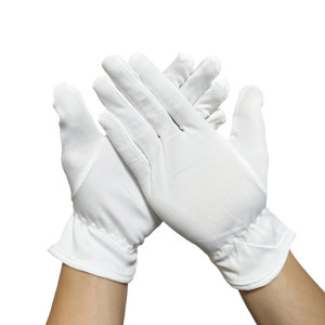 Găng tay phòng sạch vải mịn cao cấp thấm hút mồ hôi, chống bám vân tay S138