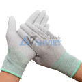 Găng tay sợi cacbon phủ bàn PU, chống tĩnh điện S140