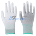 Găng tay sợi cacbon phủ bàn PU, chống tĩnh điện S140