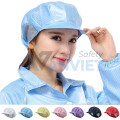 Mũ phòng sạch chống tĩnh điện cao cấp S105, Màu xanh - Mũ nữ 