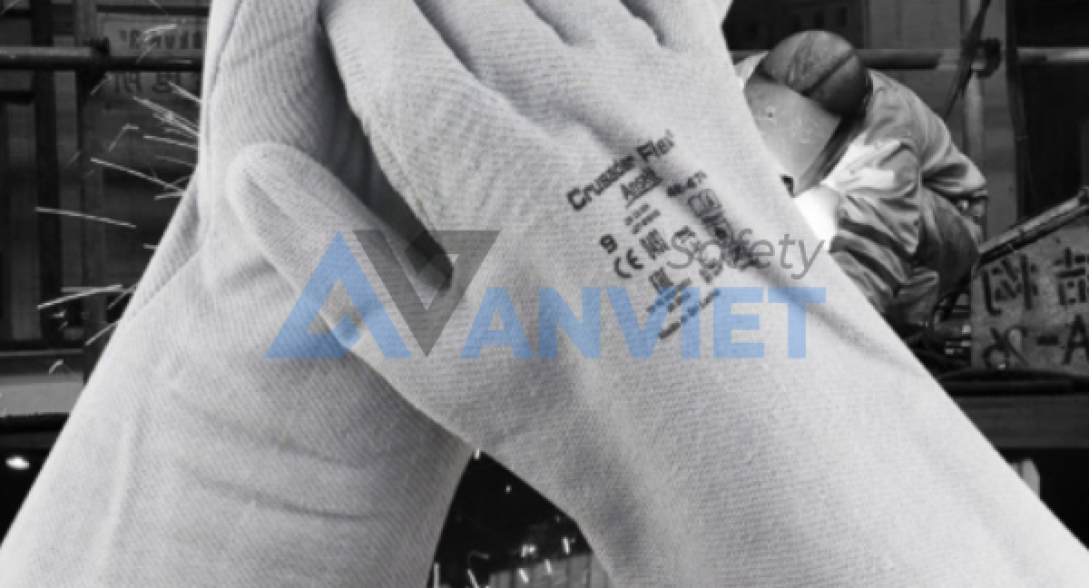 Găng tay bảo hộ chịu nhiệt luyện kim Ansell phủ Nitrile T159