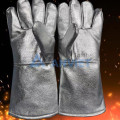 Găng tay chịu nhiệt công nghiệp 500°C sợi Amiang tráng bạc T158