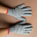 Găng tay sợi không phủ màu xám T150