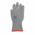 Găng tay sợi không phủ màu xám T150