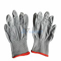 Găng tay sợi không phủ màu xám T150