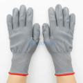 Găng tay sợi không phủ màu xám T150