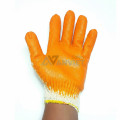 Găng tay sợi phủ cao su vàng T153