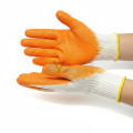 Găng tay sợi phủ cao su vàng T153