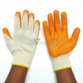 Găng tay sợi phủ cao su vàng T153