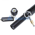 Đèn pin chiếu xa siêu sáng, kết hợp gậy tự vệ, chống nước chống sốc D104