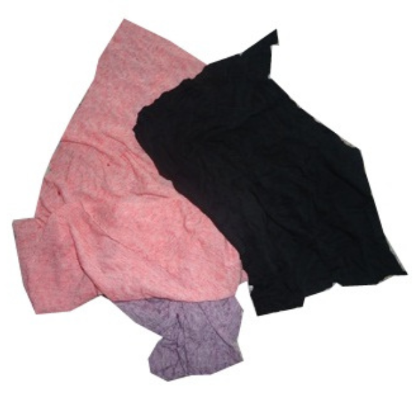 Giẻ lau công nghiệp nhiều màu cotton khổ lớn tái sử dụng, thấm hút vượt trội, mềm mại không xơ bụi L101