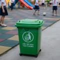 Thùng rác nhựa HDPE 30L 4 bánh xe R100