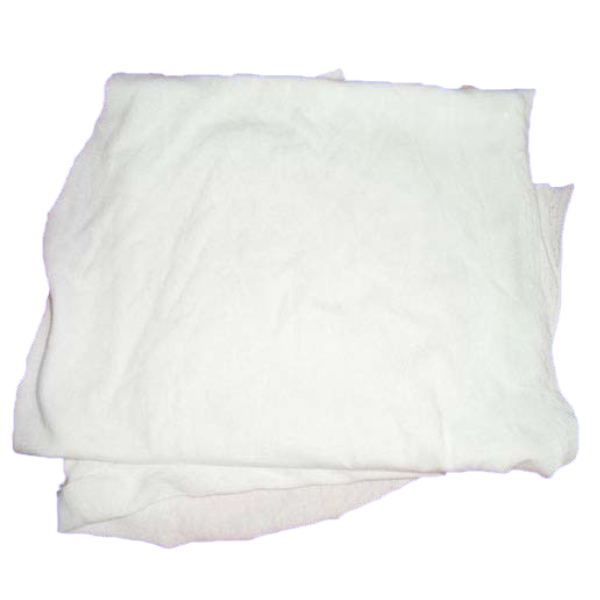 Giẻ lau công nghiệp trắng cotton loại to, mềm dai thấm dầu tốt, tái sử dụng nhiều lần L103 