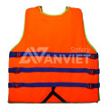 Áo phao bơi an toàn sức nâng tới 120kg, PE cao cấp, đủ kích cỡ từ size 2 đến 7 L104 , Màu cam - Size 2