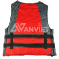 Áo phao cứu hộ phản quang an toàn kèm còi và chịu trọng lượng lớn trên 75kg L107, Màu đỏ