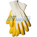 Găng tay sợi phủ cao su vàng T153