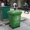Thùng rác nhựa HDPE 60L siêu bền, màu xanh R102