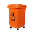 Thùng rác nhựa HDPE 60L màu cam R104