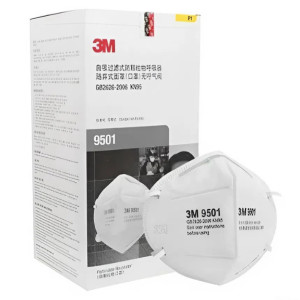 Khẩu trang y tế cao cấp kháng khuẩn bằng than hoạt tính 3M 9501 H116