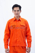 Quần áo lao động Evinz AV52 vải 2/1 độ bền cao, Size 6(M)