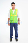 Áo gile phản quang lưới siêu bền cho công nhân AV30, Màu cam