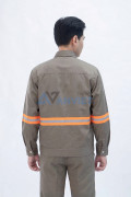 Quần áo lao động Evinz AV53 vải kaki phản quang siêu bền, Size 6(M)
