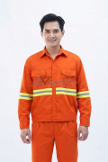 Quần áo bảo hộ lao động Evinz AV78 tích hợp dải phản quang cao cấp thoáng khí, Size 6(M)