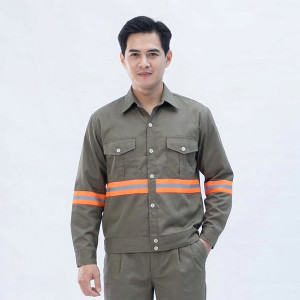 Quần áo lao động Evinz AV53 vải kaki phản quang siêu bền, Size 6(M)