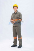 Quần áo lao động Evinz AV53 vải kaki phản quang siêu bền, Size 6(M)
